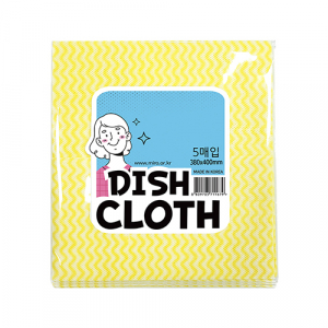 코젠더스 위생 빨아쓰는 행주 5매 옐로우