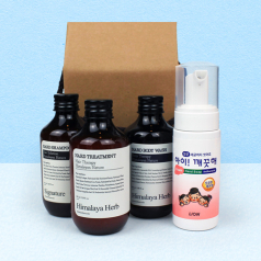 나드 샴푸 + 트리트먼트 + 바디워시 + 휴대용 아이깨끗해