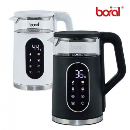 보랄 BR-602D 빅 LCD 디지털 이중 글래스 전기주전자 1.7L #3