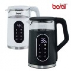 보랄 BR-602D 빅 LCD 디지털 이중 글래스 전기주전자 1.7L