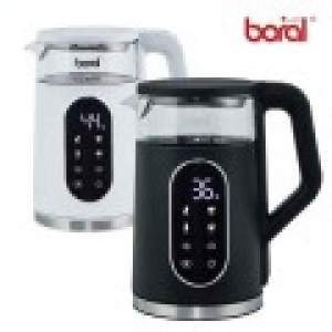 보랄 BR-602D 빅 LCD 디지털 이중 글래스 전기주전자 1.7L