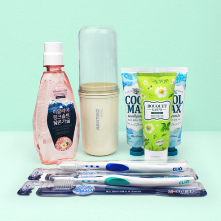 LG핑크솔트 가글 양치컵 크리오 쿨맥스 치약 7종