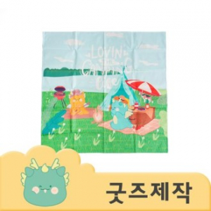 커스텀굿즈 풀오버인쇄 아너스트 사이즈 별도제작 가능 방수 린넨 원단 식탁보 60X60 ZA060 // 박스제작가능