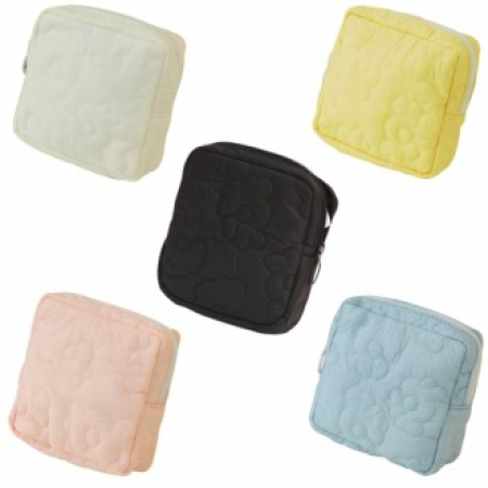 파스텔 미니파우치 플라워 화장품파우치 생리대파우치 사각파우치 #2