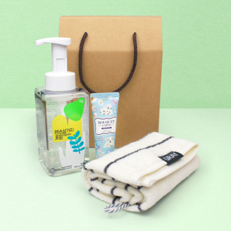 순샘 맨손설거지 500ml +그레이 모달혼방사 프리미엄 주방타올 + 부케가르니 핸드크림 #2