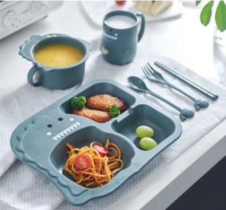 천연소재 어린이 공룡 식기 세트 #2