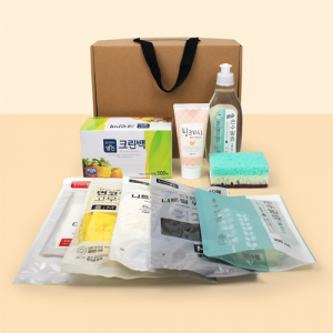 위생백 300매+주방세제  용기+리필 9종세트