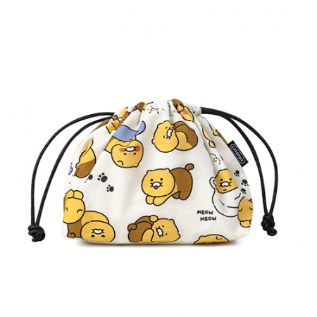 캐릭터 보부상 패턴 스트링 파우치 #7