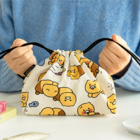 캐릭터 보부상 패턴 스트링 파우치 #2