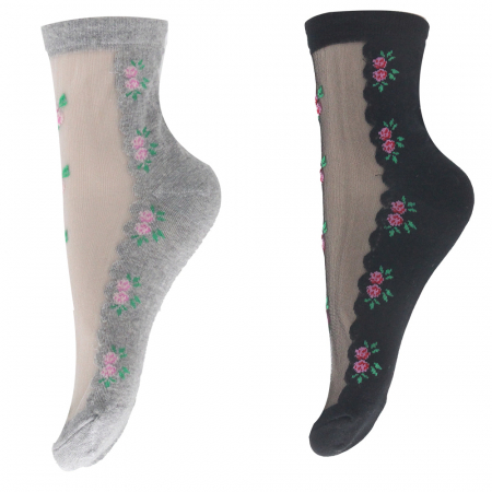 여성용 여자 시스루 양말 모음 페이크삭스 단목 중목 2타입 #3