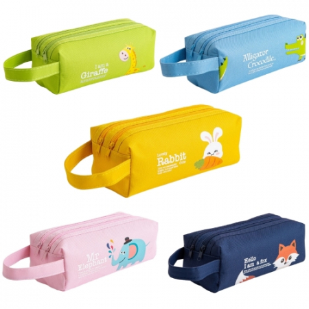 다온 동물 캐릭터필통 학생필통 펜파우치 대용량필통 이중지퍼 #3