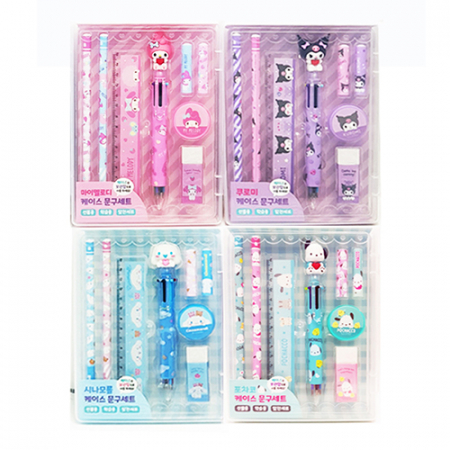 큐티산리오 학용품 문구 세트 학생 입학 선물 마이멜로디 쿠로미 시나모롤 포차코 #3