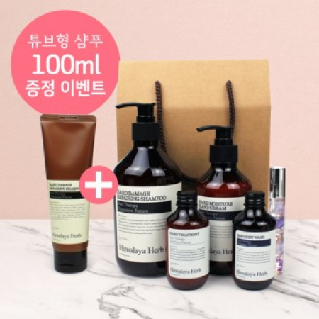 증정 튜브형 삼푸 100ml+샴푸 500ml+핸드크림 280ml+ 트리트먼트+바디워시+바디미스트 #2