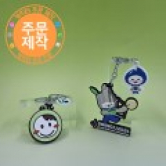 PVC캐릭터 단면열쇠고리+팬던트 // 주문제작