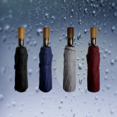 비바체 마데라 3단 우드핸들 암막 완전자동우산