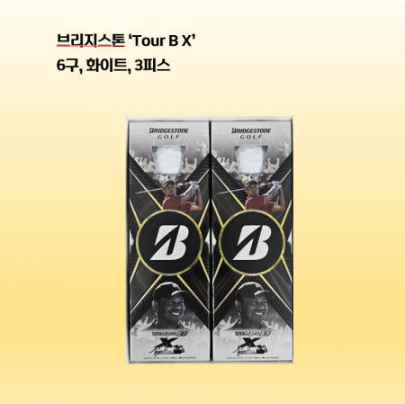 브리지스톤 Tour B X 하프더즌 6구 우즈에디션 로고 #3