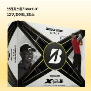 브리지스톤 Tour B X 더즌 12구 우즈에디션 로고