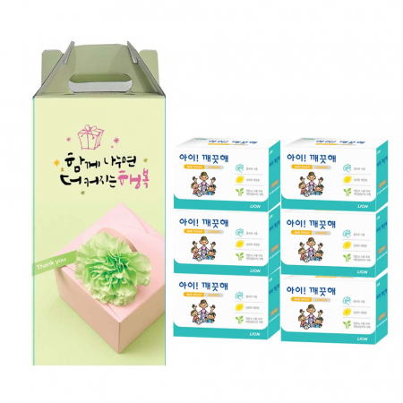 라이온 아이깨끗해 비누 6개 세트 #3