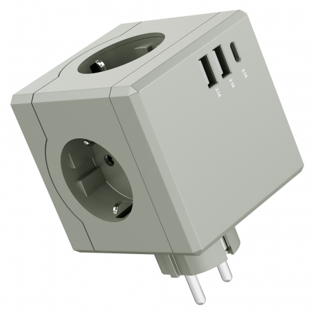 SF01 4구 고속충전 큐브 고용량 멀티탭 #3