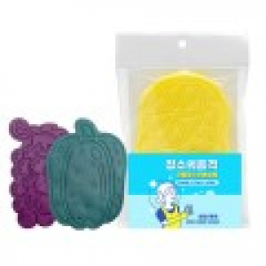 설거지에 간편한 잘 닦이는 수세미 5매