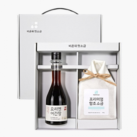 비온뒤 첫소금 선물세트 답례품 함초소금 어간장 세트 2P #3