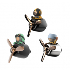 파인큐브 캐릭터헬멧 프로펠러 차량용 송풍구 방향제