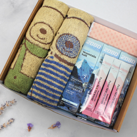 기라로쉬 세면타올 2매 치약 핸드크림 7종세트 #2