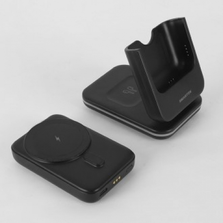 3in1 무선충전거치대 보조배터리 분리형 EM-40 #2