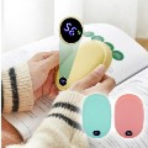 파인큐브 LED 파스텔동그리 손난로 보조배터리 10000mAh