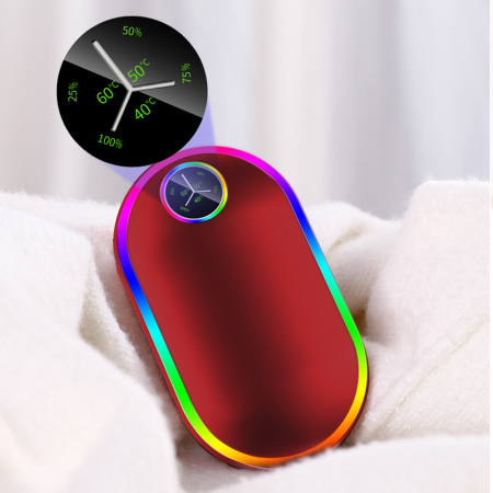 파인큐브 레인보우 LED 손난로 보조배터리 C310 10000mAh #8