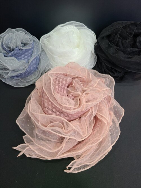 도트 프릴레이스 스카프 #3