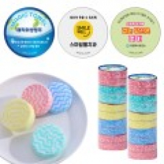 압축요술행주 매직타월 일회용행주//스티커인쇄제작