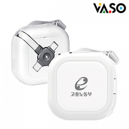 바쏘 큐빅 릴타입 고속충전 키링 케이블 #2