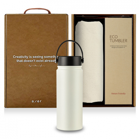 레스쁘리 고급 카리브텀블러 세트 G, 텀블러+에코백 #3