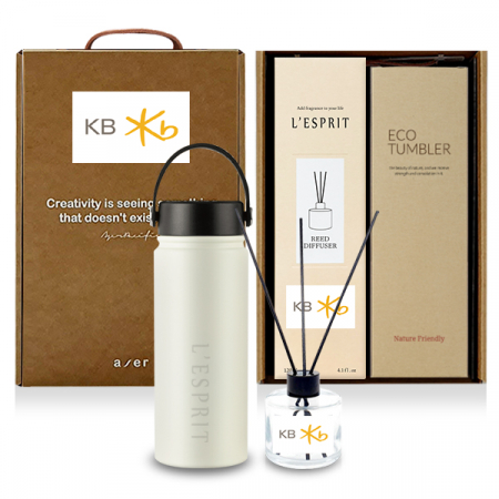 레스쁘리 고급 카리브텀블러 세트 B, 텀블러+디퓨저120ml #4