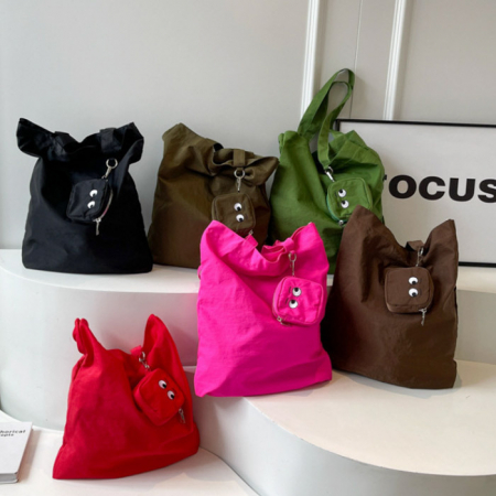 B145 퍼니 포켓 에코백 숄더백 캐주얼 가방 인쇄 주문제작 #3