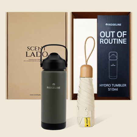 센트라도 캡슐우드 우양산 + 릿지라인 하이드로텀블러 510ml 세트 #4