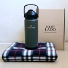 센트라도 네이처담요+릿지라인 하이드로텀블러 510ml 세트