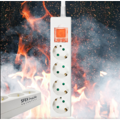 화재예방자동소화멀티탭 메인스위치 4구 1.5M