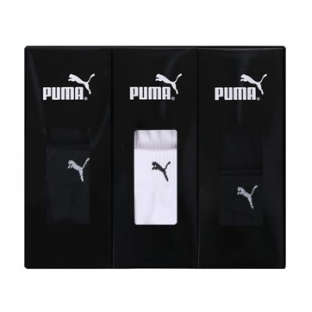 퓨마 남성 캐쥬얼 겸용 스포츠 중목양말 3족세트 #3