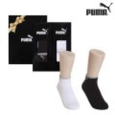 퓨마 여성 캐쥬얼 겸용 스포츠 중목양말 2족세트