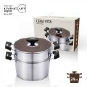 리빙아트 세라비타 스텐 24찜곰솥