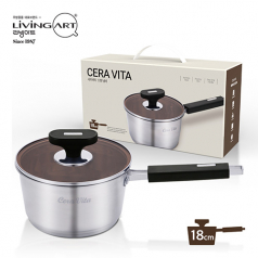 리빙아트 세라비타 스텐 18편수냄비