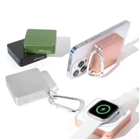 알로꼬 3in1 고속 무선충전 20W 맥세이프 휴대용 보조배터리 5000mAh c타입 #5