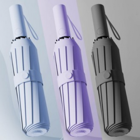 U042 스마트 심플 3단 자동 우산 양산 겸용 행사 답례품 인쇄 주문제작 기념품 #2