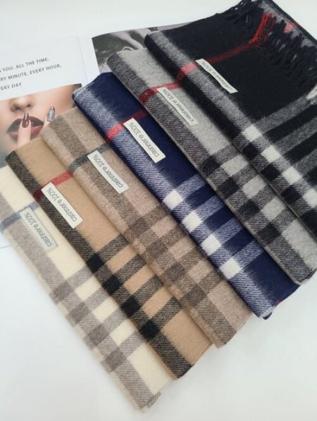 캐시미어 100% 런던체크 머플러 #4