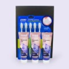 애경 오리지널 미세모칫솔 5개입 + 핑크솔트 치약 120g 3개