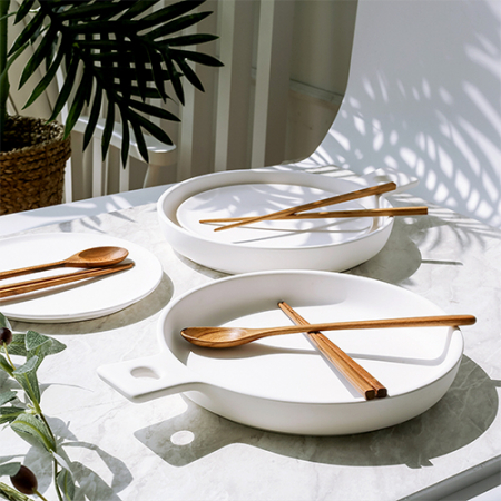 티크원목 옻칠 수저세트 4set #5