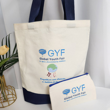 보부상 캔버스 에코백 파우치 세트 #2