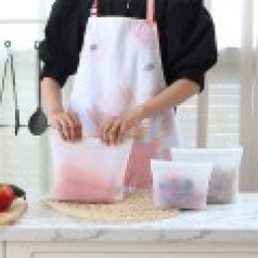 파파러브 다회용 실리콘 지퍼백 1500ml